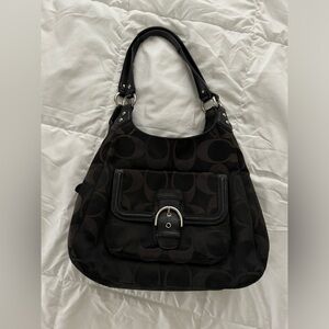 Coach bag vintage canvas in black